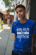 Mental Health over Everything Acid Wash Shirt