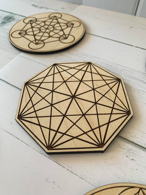 Sacred Geometry Coasters