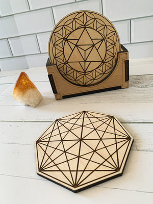 Sacred Geometry Coasters