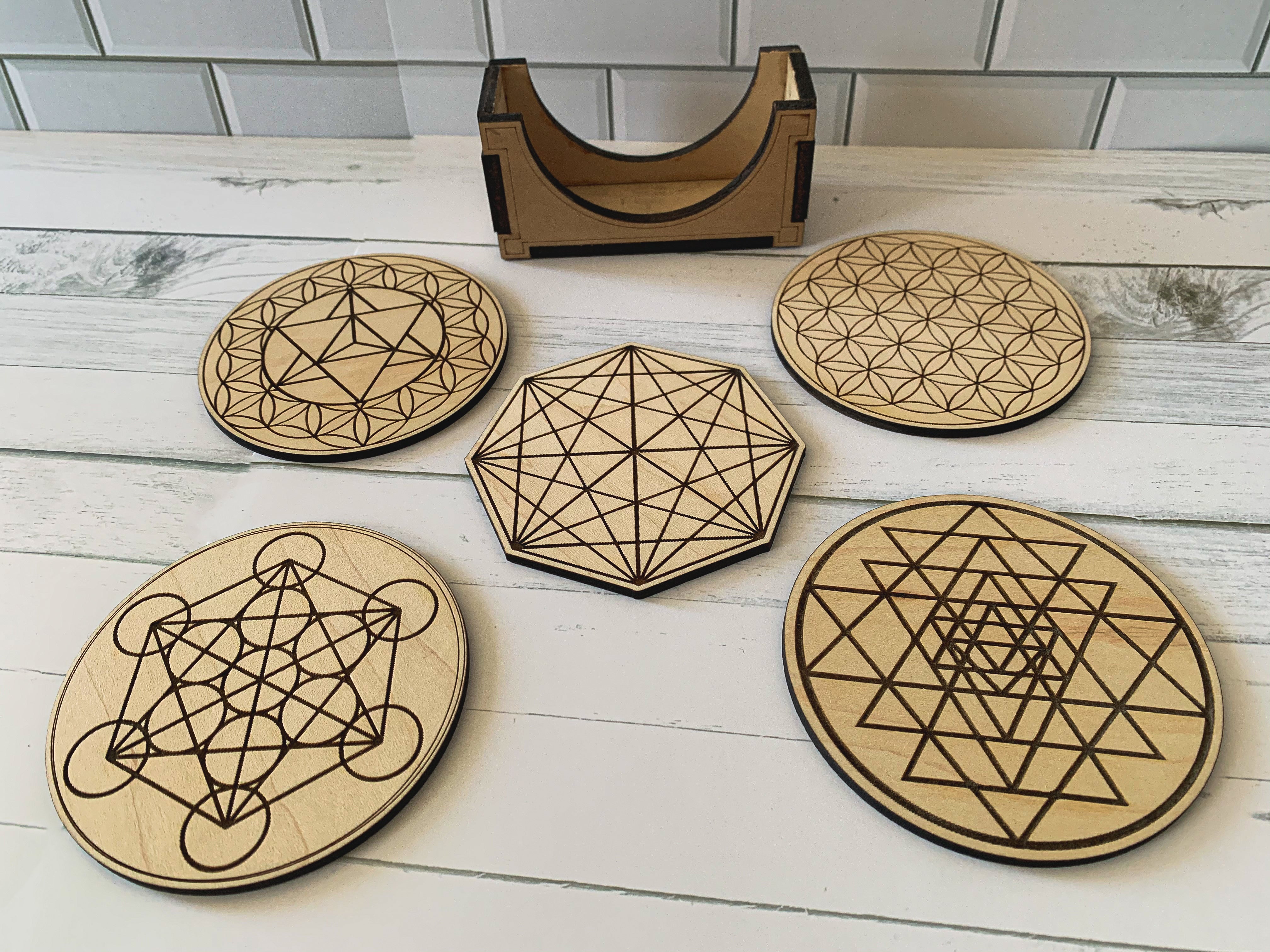 Sacred Geometry Coasters