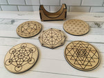 Sacred Geometry Coasters