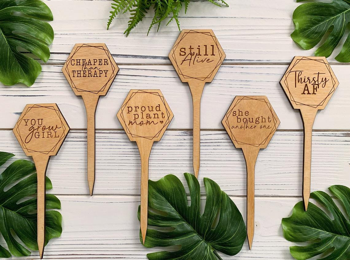 Wood Plant Sayings | Gifts for Plant Lovers
